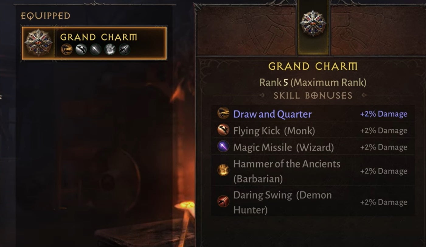 How To Get Diablo Immortal Charms How To Use And Upgrade Charms And